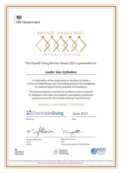 Quality Mark Payroll Giving Award