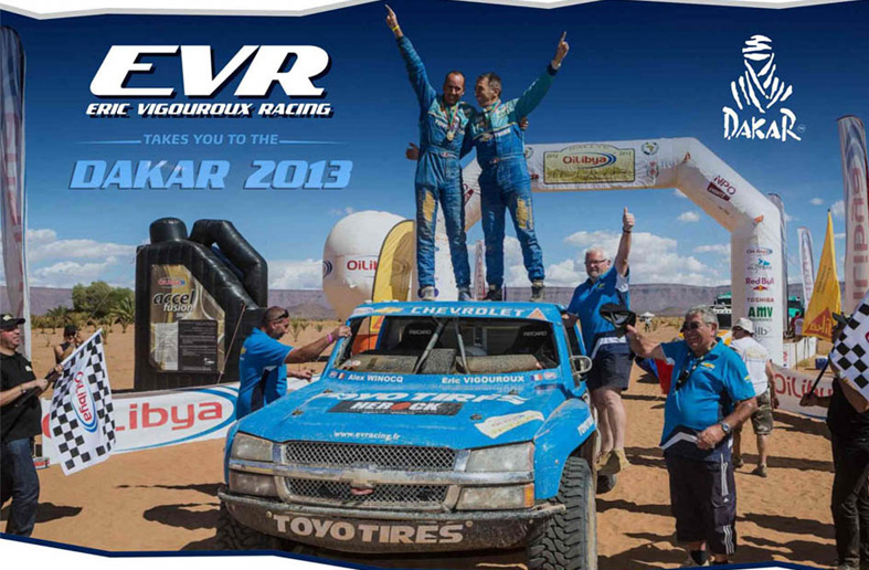 Paris Dakar 2013 EVR powered by Luxfer